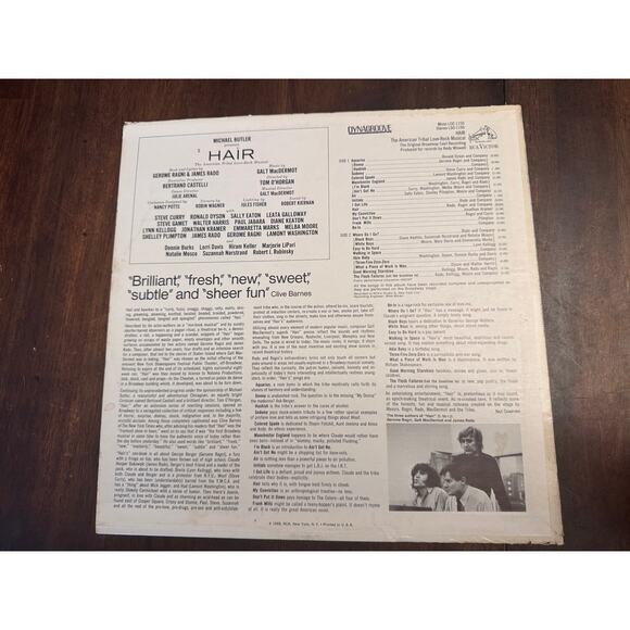 Hair The American tribal love-rock musical Vinyl record - Picture 2 of 3